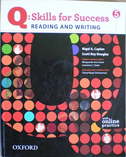 Beispielbild fr Q: Skills for Success 5 Reading & Writing Student Book with Student Access Code Card zum Verkauf von SecondSale