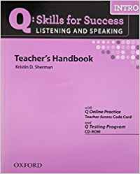Stock image for Q Skills for Success Intro. Listening and Speaking. Teacher's Book with Testing Program CD-ROM for sale by medimops