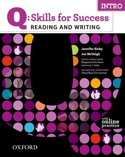 Stock image for Q: Skills for Success Reading & Writing Intro Student Book with Student Access Code Card for sale by Open Books