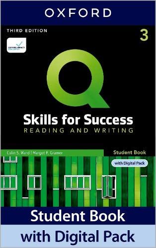 Imagen de archivo de Q: Skills for Success: Level 3: Reading and Writing Student Book with Digital Pack a la venta por Revaluation Books