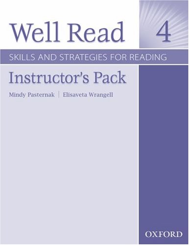 Stock image for Well Read 4 Instructor's Pack Pack : Skills and Strategies for Reading for sale by Better World Books