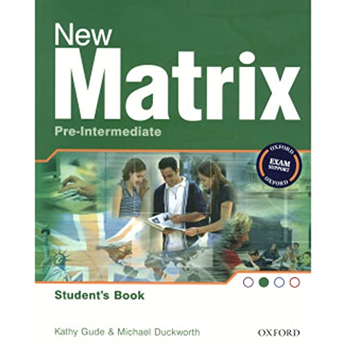 Imagen de archivo de New Matrix Pre-intermediate: Student'Gude, Kathy; Wildman, Jane; Duck a la venta por Iridium_Books