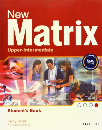 Imagen de archivo de New Matrix Upper-Intermediate: Student's Book a la venta por medimops