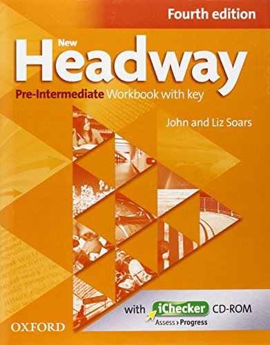 Imagen de archivo de New Headway: Pre-Intermediate A2 - B1: Workbook + iChecker with Key: The world's most trusted English course a la venta por AwesomeBooks