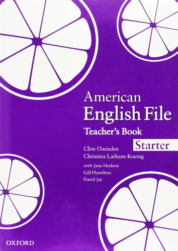 Imagen de archivo de American English File teachers book Starter no cd a la venta por Solr Books