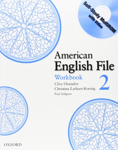 9780194774345: American English File Level 2: Workbook with Multi-ROM Pack