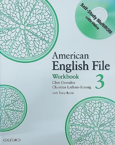 9780194774505: American English File 3 Workbook: with Multi-ROM