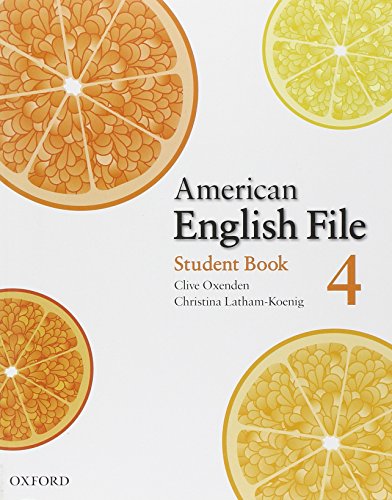 Imagen de archivo de American English File 4 Student book a la venta por St Vincent de Paul of Lane County