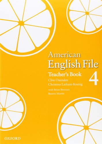 Stock image for American English File Level 4: Teacher's Book (Paperback) for sale by Iridium_Books