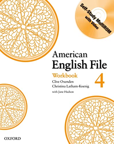 9780194774666: American English File Level 4: American English File 4. Workbook with Multi-ROM Pack (American English File First Edition)