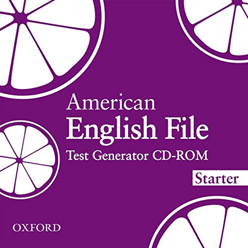 Imagen de archivo de American English File Starter: Test Generator CD-ROM (CD-ROM) a la venta por Iridium_Books