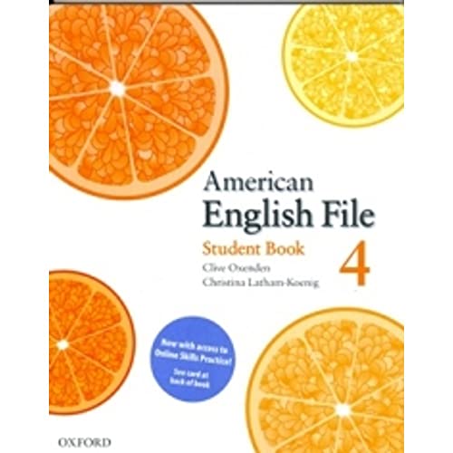 AMERICAN ENGLISH FILE 4 STUDENT BOOK PACK