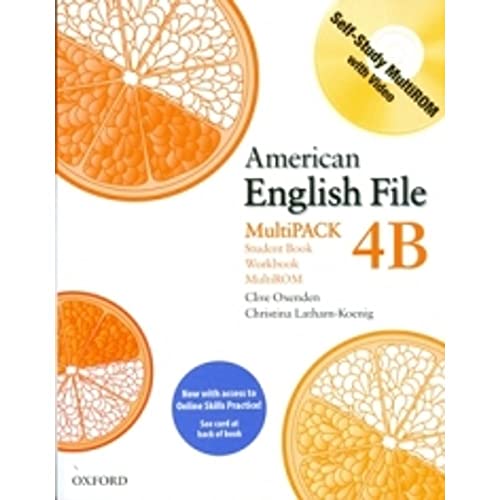 Imagen de archivo de American English File 4 Student Book Multi Pack B a la venta por Book Dispensary