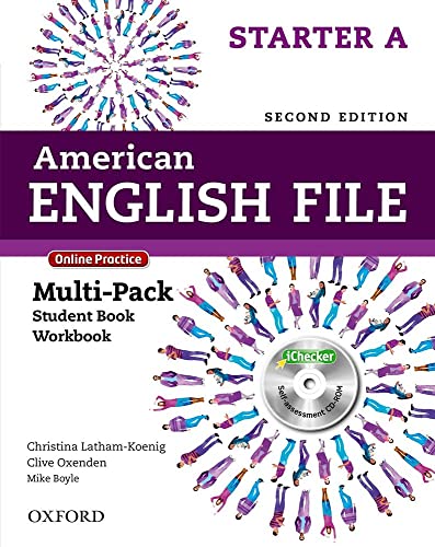 Imagen de archivo de American English File Second Edition: Level Starter Multi-Pack A: With Online Practice and iChecker a la venta por Your Online Bookstore