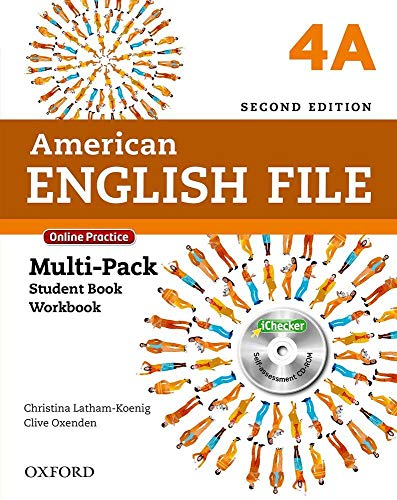 Imagen de archivo de American English File Second Edition: Level 4 Multi-Pack A: With Online Practice and iChecker a la venta por HPB-Red