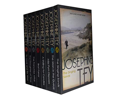 9780194785877: Josephine Tey collection 8 Books set RRP 71.92 (The singing sands, the man in the queue, miss Pym disppses, a shilling for candles, brat Farrar, the franchise affair, the daughter of time & to love and be wise)