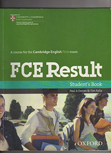 Beispielbild fr FCE Result: Student's Book zum Verkauf von Better World Books: West