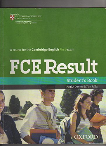 Imagen de archivo de FCE Result: Student's Book a la venta por Better World Books: West