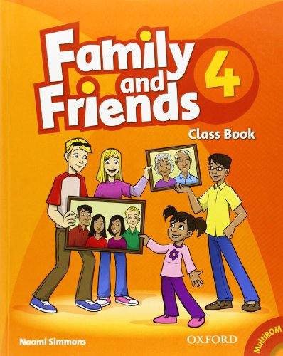 9780194802789: Family and Friends: 4: Class Book and MultiROM Pack