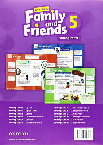 9780194809382: Family and Friends: Level 5: Writing Posters