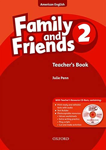 Imagen de archivo de Family and Friends American Edition: 2: Teacher's Book & CD-ROM Pack a la venta por Phatpocket Limited