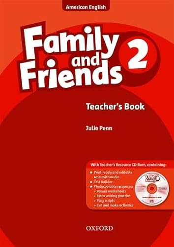 9780194814003: Family and Friends American Edition: 2: Teacher's Book & CD-ROM Pack