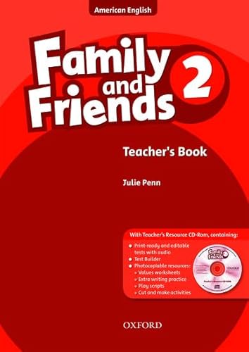 9780194814003: Family and Friends American Edition: 2: Teacher's Book & CD-ROM Pack