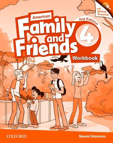 Imagen de archivo de American Family and Friends: Level Four: Workbook with Online Practice: Supporting all teachers, developing every child a la venta por Reuseabook