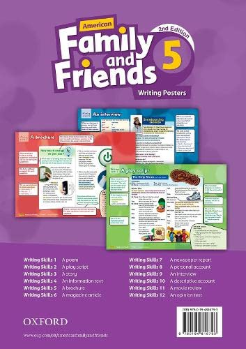 Stock image for American Family and Friends: Level Five: Writing Posters: Supporting all teachers, developing every child for sale by Brook Bookstore