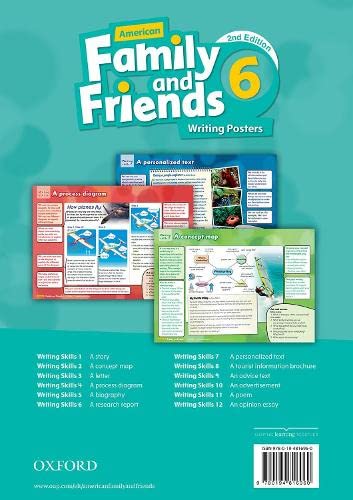 Imagen de archivo de American Family and Friends: Level Six: Writing Posters: Supporting all teachers, developing every child a la venta por Reuseabook