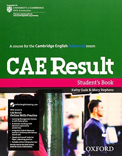 Beispielbild fr CAE Result: Student's Book and Online Skills Practice Pack (Paperback) zum Verkauf von Iridium_Books