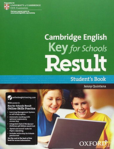 Beispielbild fr Cambridge English: Key for Schools Result Student's Book and Online Skills Practice (KET Result for Schools) zum Verkauf von medimops