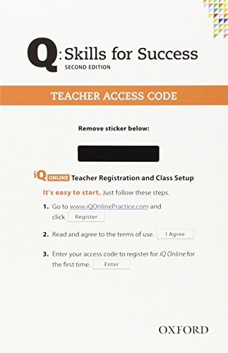 9780194818001: Teacher iQ Online Access Card