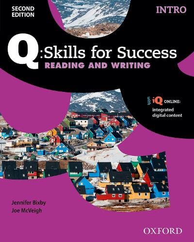 Stock image for Q:Skills for Success : Reading and Writing Intro with iQ Online: Integrated Digital Content for sale by Better World Books