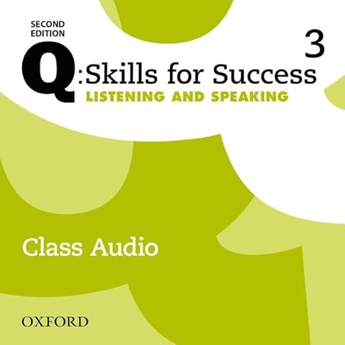 9780194819251: Q: Skills for Success: Level 3: Listening & Speaking Class Audio CD (x3)