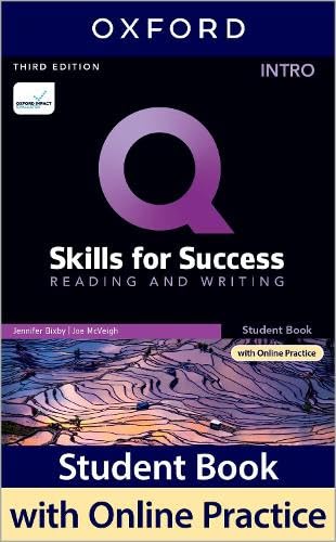 Beispielbild fr Q Skills for Success : Reading & Writing Introductory. Student's Book Pack (Q Skills for Success 3th Edition) (Spanish Edition) zum Verkauf von Books Puddle