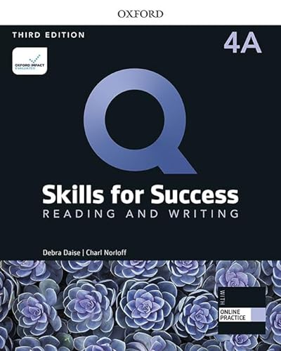 9780194904070: Q Skills for Success (3rd Edition). Reading & Writing 4. Split Student's Book Pack Part A
