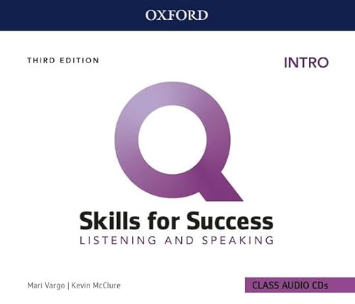 Imagen de archivo de Q: Skills for Success: Intro Level: Listening and Speaking Audio CDs a la venta por Revaluation Books
