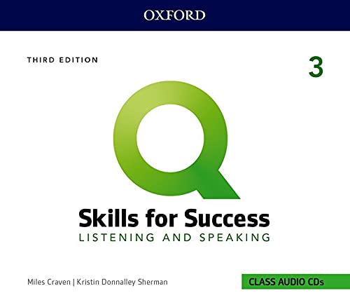 Imagen de archivo de Q: Skills for Success: Level 3: Listening and Speaking Audio CDs a la venta por Revaluation Books
