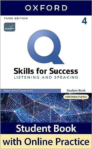 Stock image for Q Skills for Success Listening & Speaking, 4th Level 3rd Edition Student book and IQ Online Access for sale by GF Books, Inc.