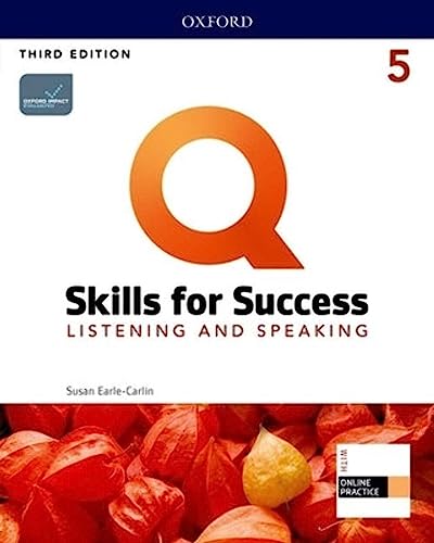 Stock image for Q Skills for Success Listening & Speaking, 5th Level 3rd Edition Student book and IQ Online Access for sale by Brook Bookstore