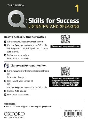 Beispielbild fr Q: Skills for Success: Level 1: Listening and Speaking Teacher's Access Card zum Verkauf von Revaluation Books