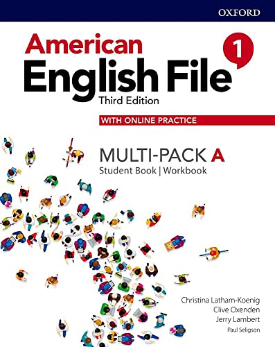 Imagen de archivo de American English File: Level 1: Student Book/Workbook Multi-Pack A With Online Practice a la venta por Blackwell's