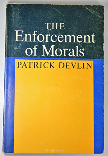 Beispielbild fr Enforcement of Morals zum Verkauf von ThriftBooks-Dallas