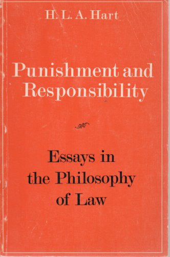 Stock image for Punishment and Responsibility - Essays in the Philosophy of Law for sale by ThriftBooks-Dallas