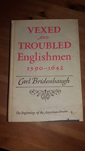 Stock image for Vexed and Troubled Englishmen 1590-1642 for sale by Better World Books