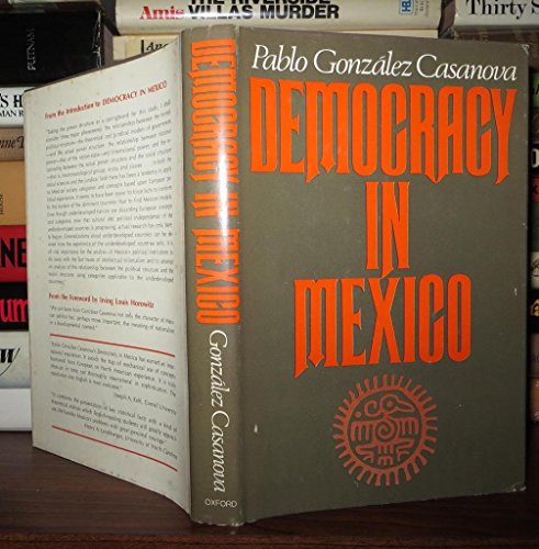 Stock image for Democracy in Mexico for sale by Better World Books: West