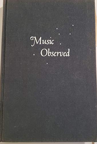 Beispielbild fr Music Observed zum Verkauf von Wonder Book