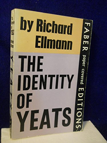 Stock image for The Identity of Yeats for sale by Wonder Book