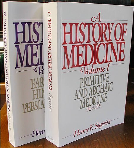 9780195007398: A History of Medicine: v.1